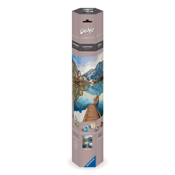 CreArt na płótnie: Widok na jezioro